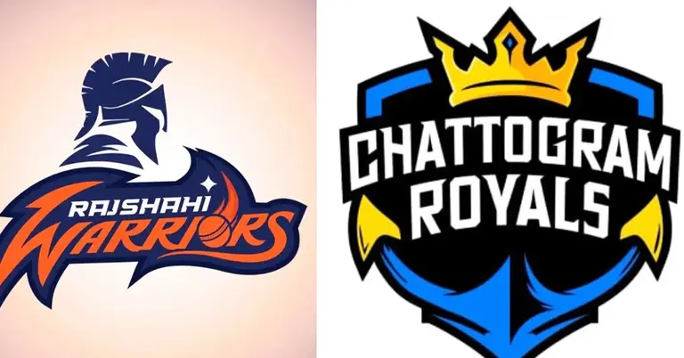 রাজশাহী ওয়ারিয়র্স ও চট্টগ্রাম রয়্যালসের লোগো